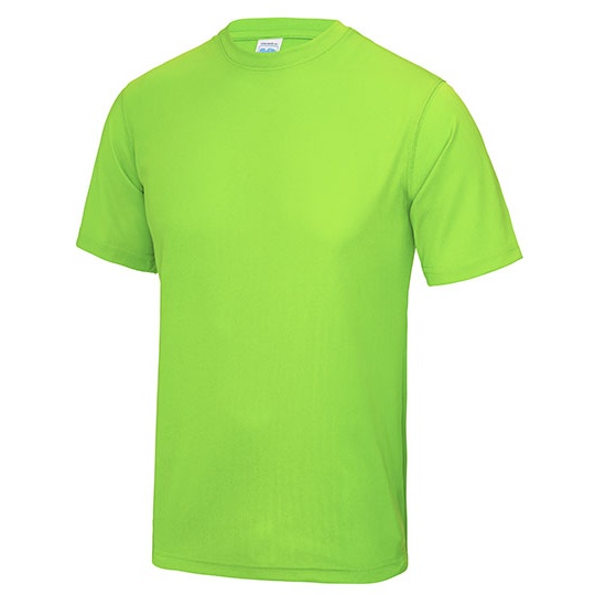 Koszulka Klasyczna Szybkoschnąca Ochrona UV JC001 - Electric Green