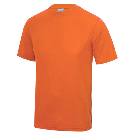 Koszulka Klasyczna Szybkoschnaca Ochrona UV JC001 - Electric Orange