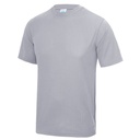 Koszulka Klasyczna Szybkoschnąca Ochrona UV JC001 - Heather Grey (Solid)