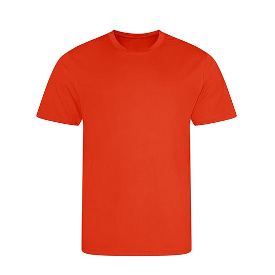 Koszulka Klasyczna Szybkoschnaca Ochrona UV JC001 - Orange Flame