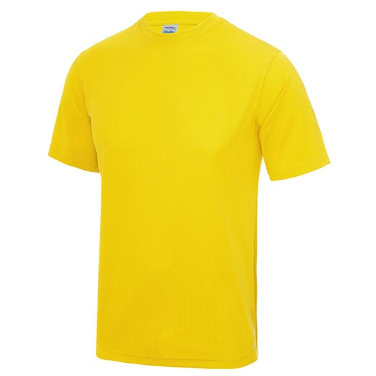 Koszulka Klasyczna Szybkoschnaca Ochrona UV JC001 - Sun Yellow