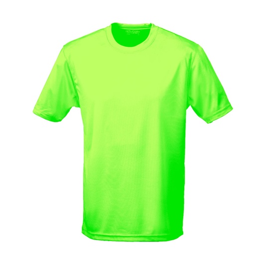 Koszulka dziecięca sportowa JC001J - Electric Green