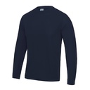 Koszulka Sportowa Długi Rękaw Odprowadzajaca Wilgoc Ochrona UV JC002 - French Navy