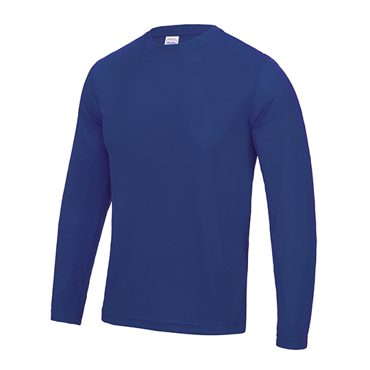Koszulka Sportowa Dlugi Rekaw Odprowadzajaca Wilgoc Ochrona UV JC002 - Royal Blue
