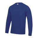 Koszulka Sportowa Długi Rękaw Odprowadzajaca Wilgoc Ochrona UV JC002 - Royal Blue