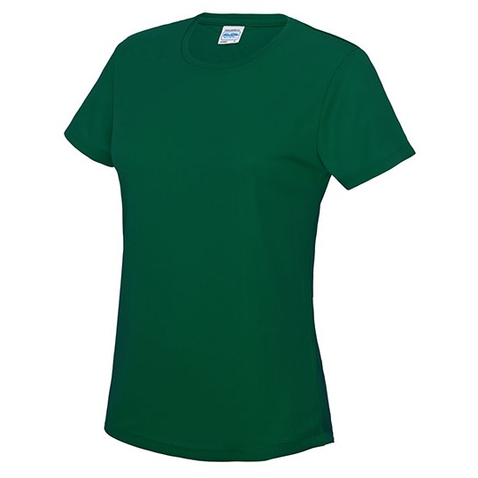 T-shirt Damski Slim Szybkoschnacy Poliester JC005 - Bottle Green