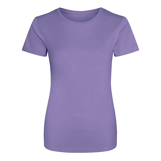T-shirt Damski Slim Szybkoschnacy Poliester JC005 - Digital Lavender