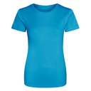 T-shirt Damski Slim Szybkoschnący Poliester JC005 - Sapphire Blue