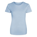 T-shirt Damski Slim Szybkoschnący Poliester JC005 - Sky Blue