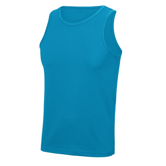 Bezrekawnik Meski Slim Szybkoschnacy JC007 - Sapphire Blue