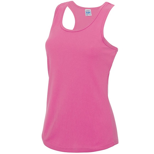 Top Damski Slim Odprowadzający Wilgoć JC015 - Electric Pink