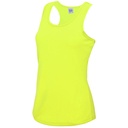 Top Damski Slim Odprowadzajacy Wilgoc JC015 - Electric Yellow
