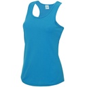 Top Damski Slim Odprowadzajacy Wilgoc JC015 - Sapphire Blue