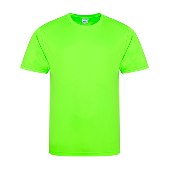 Koszulka Klasyczna Poliester Szybkoschnaca JC020 - Electric Green