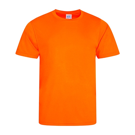 Koszulka Klasyczna Poliester Szybkoschnaca JC020 - Electric Orange