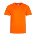 Koszulka Klasyczna Poliester Szybkoschnąca JC020 - Electric Orange