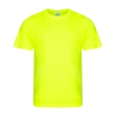 Koszulka Klasyczna Poliester Szybkoschnąca JC020 - Electric Yellow