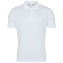 Koszulka Polo Męska Odprowadzajaca Wilgoc JC021 - Arctic White