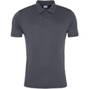 Koszulka Polo Męska Odprowadzajaca Wilgoc JC021 - Charcoal (Solid)