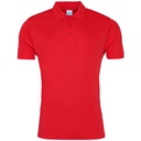 Koszulka Polo Męska Odprowadzajaca Wilgoc JC021 - Fire Red