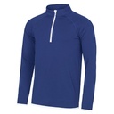 Bluza Męska Sportowa 1 2 Zip JC031 - Royal Blue & Arctic White