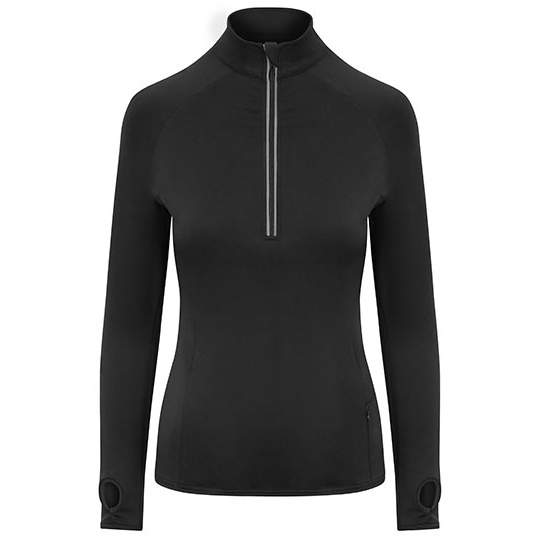 Bluza Damska Slim Odprowadzająca Wilgoć JC035 - Jet Black