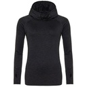Bluza Damska Slim Fit Szybkoschnaca JC038 - Black Slate Melange