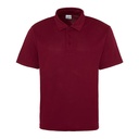 Koszulka Polo Klasyczna Szybkoschnąca Poliestrowa JC040 - Burgundy