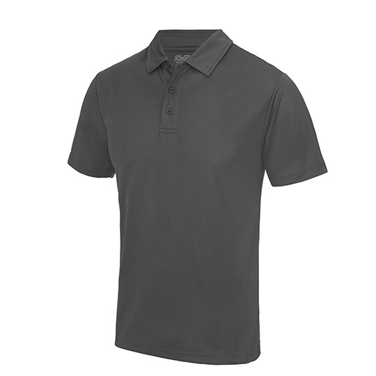 Koszulka Polo Klasyczna Szybkoschnaca Poliestrowa JC040 - Charcoal (Solid)