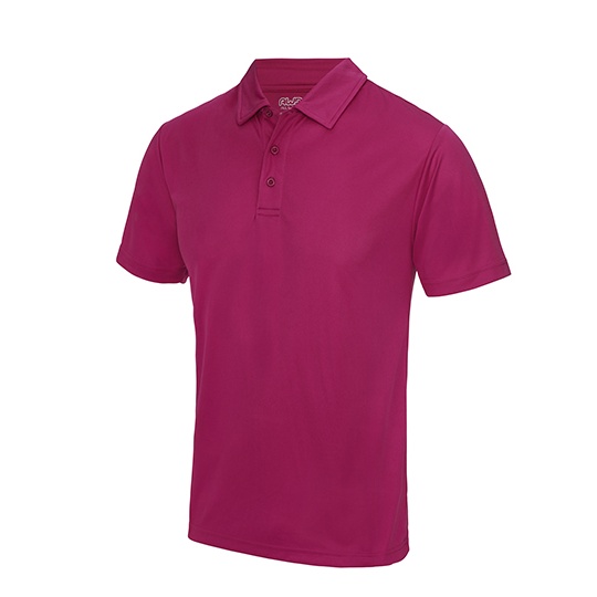 Koszulka Polo Klasyczna Szybkoschnaca Poliestrowa JC040 - Hot Pink
