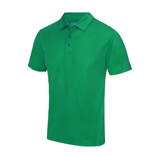 Koszulka Polo Klasyczna Szybkoschnaca Poliestrowa JC040 - Kelly Green