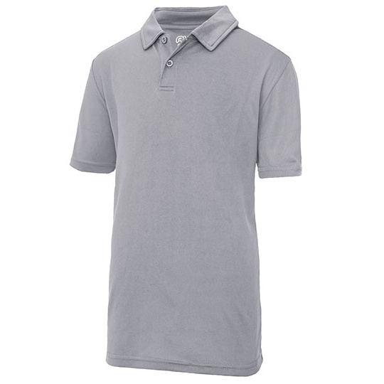 Polo Dziecięce Sportowe Szybkoschnące JC040J - Heather Grey (Solid)