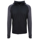 Bluza Męska Slim Fit Odprowadzajaca Wilgoc JC057 - Black & Black Slate Melange