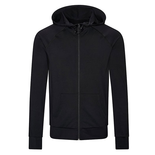 Bluza Męska Slim Fit Odprowadzająca Wilgoć JC057 - Jet Black & Jet Black
