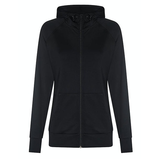 Bluza Damska Slim Odprowadzajaca Wilgoc JC058 - Jet Black & Jet Black
