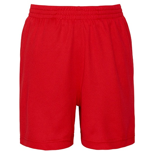 Szorty dziecięce sportowe JC080J - Fire Red