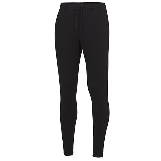 Meskie zwezane joggery JC082 - Jet Black