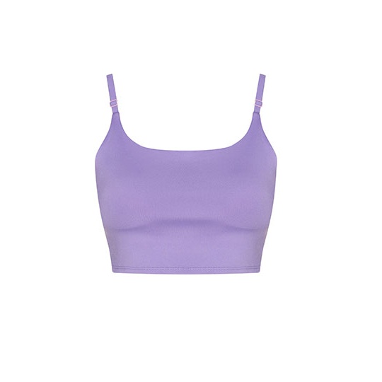 Biustonosz sportowy slim JC217 - Digital Lavender