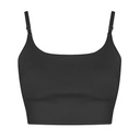 Biustonosz sportowy slim JC217 - Jet Black
