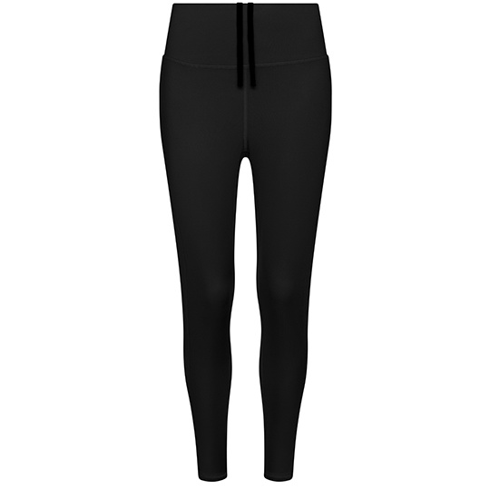 Damskie legginsy sportowe slim JC287 - Jet Black