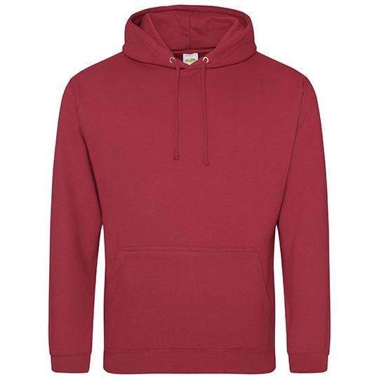 Bluza z kapturem klasyczna JH001 - Brick Red