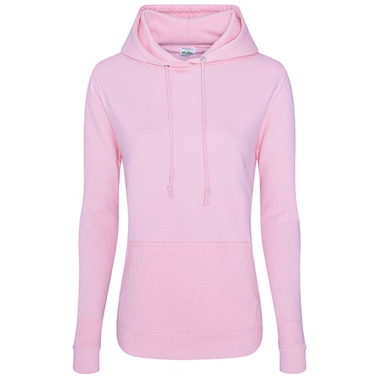 Bluza Damska Klasyczna Czesana Bawelniana JH001F - Baby Pink