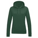 Bluza Damska Klasyczna Czesana Bawełniana JH001F - Bottle Green