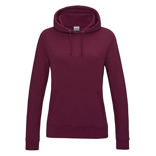 Bluza Damska Klasyczna Czesana Bawelniana JH001F - Burgundy