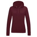 Bluza Damska Klasyczna Czesana Bawełniana JH001F - Burgundy