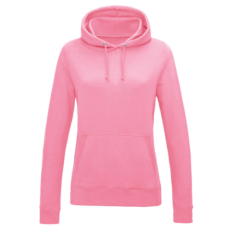 Bluza Damska Klasyczna Czesana Bawełniana JH001F - Candyfloss Pink