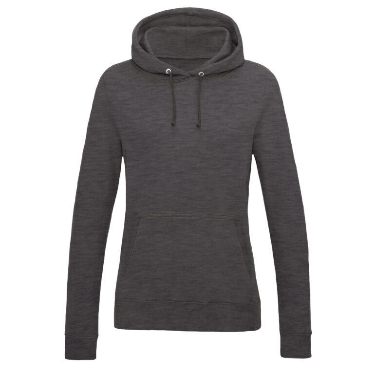 Bluza Damska Klasyczna Czesana Bawełniana JH001F - Charcoal (Heather)