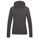 Bluza Damska Klasyczna Czesana Bawełniana JH001F - Charcoal (Heather)