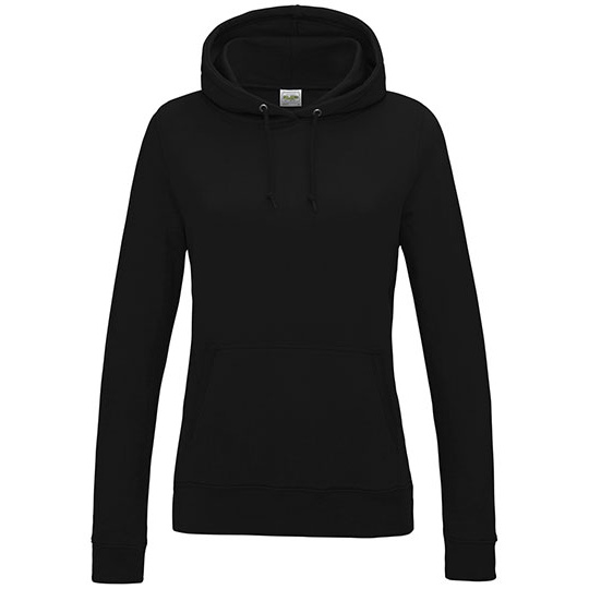 Bluza Damska Klasyczna Czesana Bawelniana JH001F - Deep Black