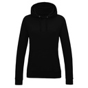 Bluza Damska Klasyczna Czesana Bawełniana JH001F - Deep Black